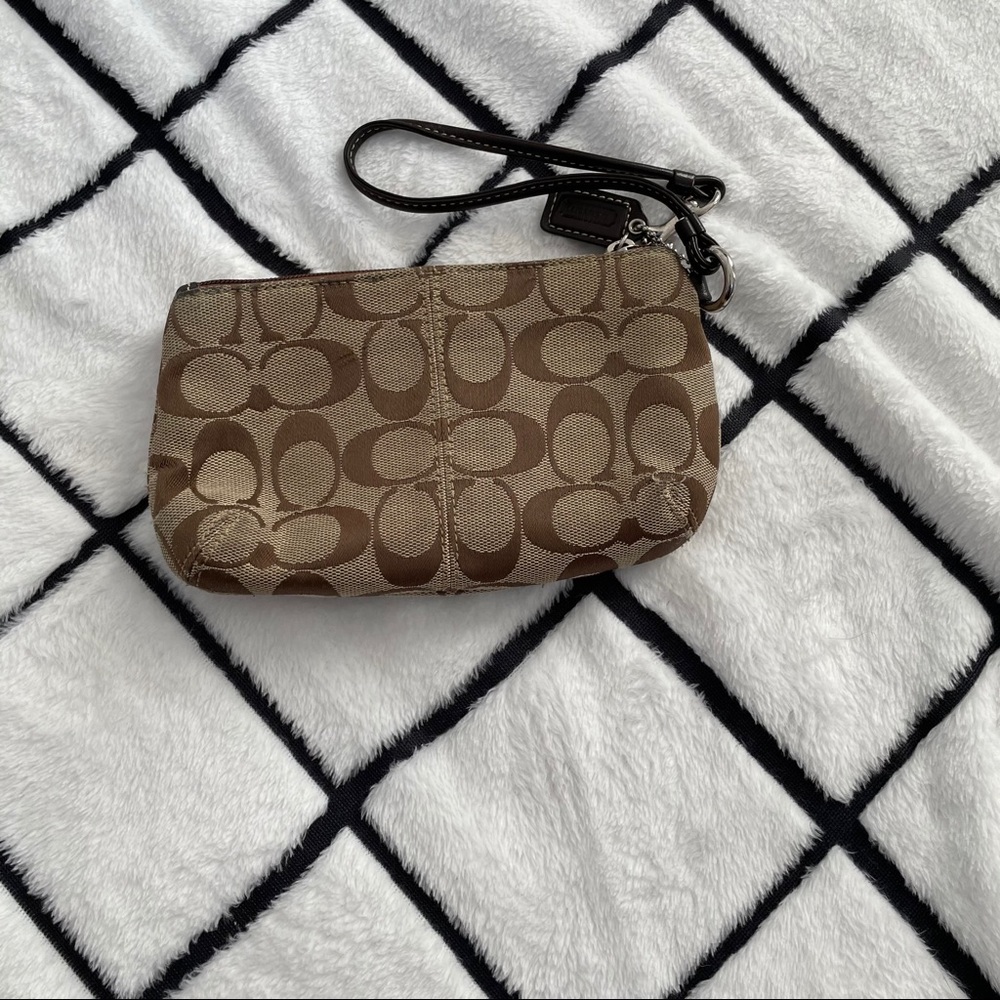 Coach Turn Lock Wristlet - Picture 4 of 9